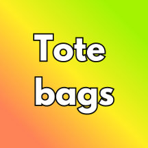 Tote bags with frenchies