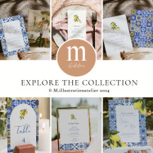 ROMEO - MEDDITERANEAN BLUE TILE & CITRUS WEDDING