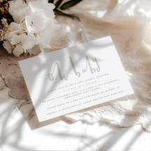 oh baby modern baby shower