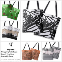 Tote Bags - Go Shopping, to the Market or Beach