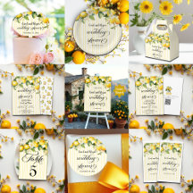 Lemon Branch Mediterranean Summer Wedding Shower