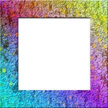 Rainbow Floral Frame