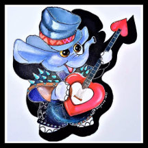 Metalphant Heart Guitar