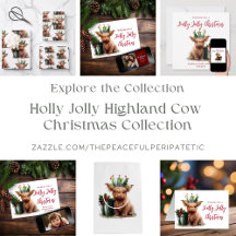 Holly Jolly Highland Cow
