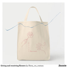 Giving and receiving flowers