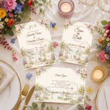 Romantic Coastal Garden Wedding
