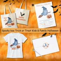 Spooky Boo Trick or Treat Kids & Family Halloween 