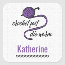 Purple Crochet Fast, Die Warm