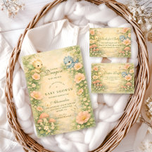 Cute Baby Dragon Fairytale Baby Shower