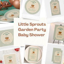 Little Sprouts Garden Party Baby Shower Party