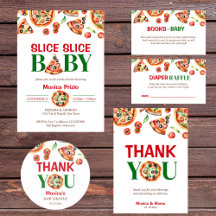 Pizza baby shower party