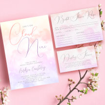 Cloud Nine Pink Bridal Shower 