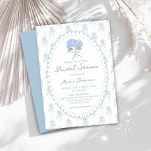 Blue Hydrangea Bridal Shower 