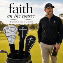 Bible Verse Christian Golf Head Covers