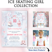 Ice Skating Girl Birthday