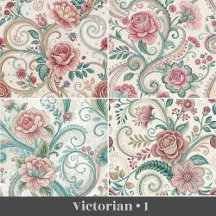 Victorian Ornate Damask • 1