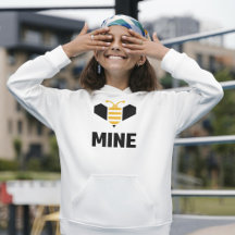 Bee mine NAME funy minimalistic quote