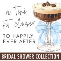 A Tini Bit Closer Bridal Shower - Blue Espresso