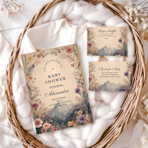 Wildflower Mountain Baby Shower