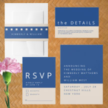 Marseille Bleu Modern Wedding