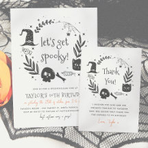 Let's Get Spooky Halloween Any Age Birthday