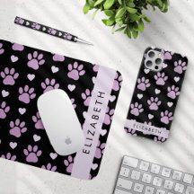 Purple Paws, Hearts - Home Decor Collection