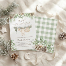 Neutral Christmas Baby Shower Collection