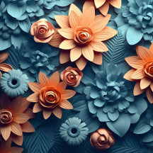 Assiettes en carton Blooming Blossom