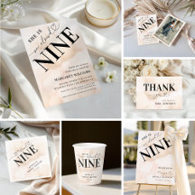 Peachy She is on Cloud Nine Bridal Shower Suite