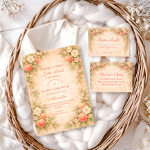 Little Peach on the Way Baby Shower