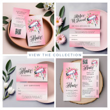 Hairstylist Modern Watercolor Floral Hairdryer