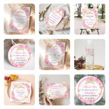 Rose Gold Quinceanera Miss Quince 15 Anos