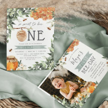 Orange Blossom Honeybee Birthday