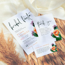 Boho Desert Cactus & Flowers Fiesta Bridal Shower