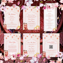 Mehndi Sangeet Pink Lotus Lanterns Theme