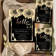 Glitter,Sunflowers,Glass Black