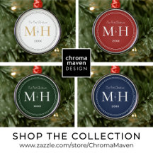 HOLIDAY   Newlyweds Ornament Collection