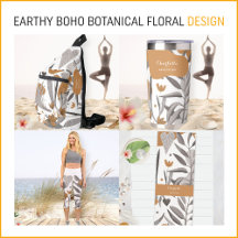 Earthy Boho Botanical Floral Design