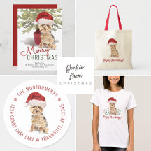 Cute Yorkshire Terrier Lover Watercolor Designs