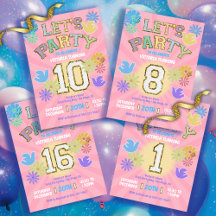 Patch Letter Birthday Party Retro Preppy Hippie