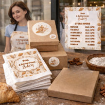 Elegant Pastel Bakery Branding