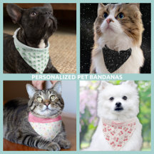 Personalized Pet Bandanas