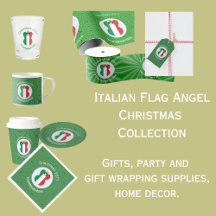 Italian Flag Christmas Angel Collection