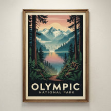 Retro American National Park Travel Posters