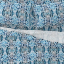 Home & Living with ice blue abstract pattern