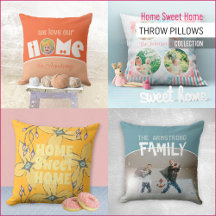 Home Sweet Home - Throw Pillows