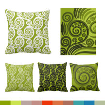 Fern Frond Curl Pattern - Home Decor & Wall Decor
