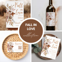 Fall In Love Rustic Autumn Wedding Collection