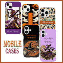Funky Artistic Retro Modern Mobile/IPhone Cases