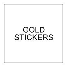 Simple Gold Stickers